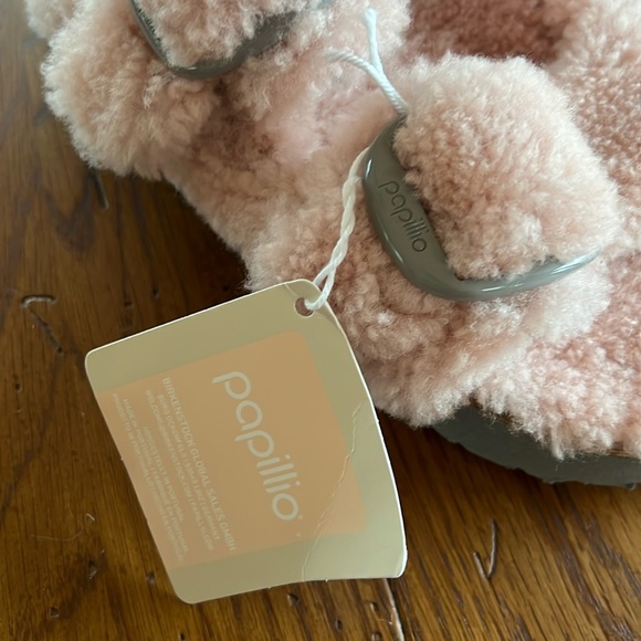 Free People Arizona Teddy Shearling Birkenstock Sandals Size 39 - Picture 4 of 5